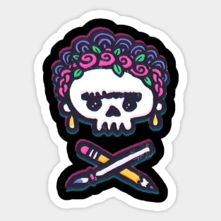 Frida Bones Sticker